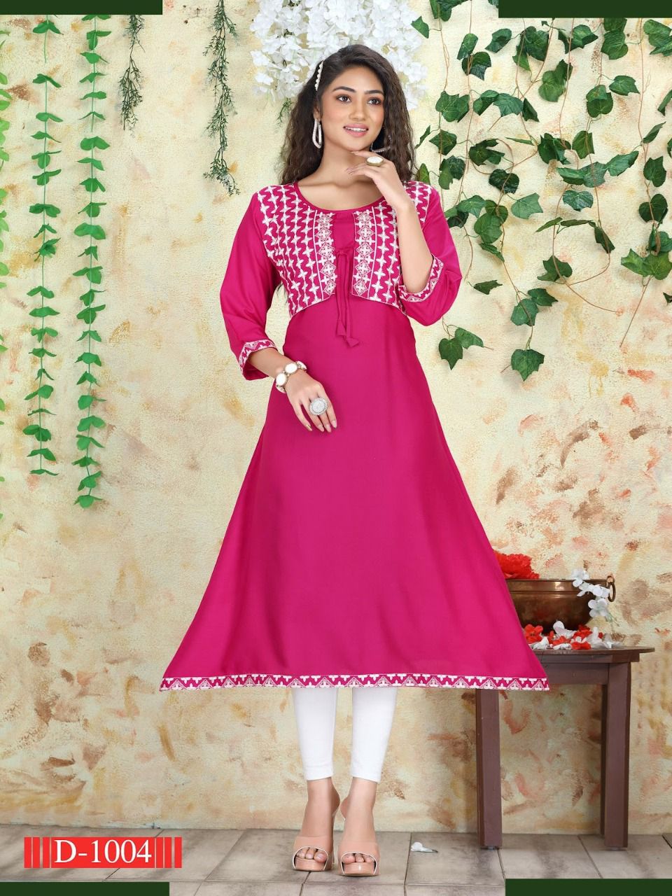 New Riyaa Tiya 1 Fancy Wea5r Designer Latest Embroidery Kurti Collection